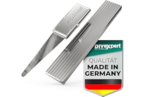 ‎DIYEXPERT DIYexpert Zahnstocher ZAHNFREUND aus Metall | Made in Germany | [1 Stück] | Zahnstocher Silber für unterwegs | Zahnreiniger mit echtem Silberblatt