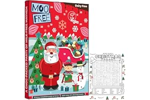 AKEDE Calendario de Adviento 2024, chocolate con leche sin lácteos, soja láctea, sin gluten, regalos de chocolate con tarjeta de regalo y tarjeta de actividades, rellenos de calcetines, adecuado para