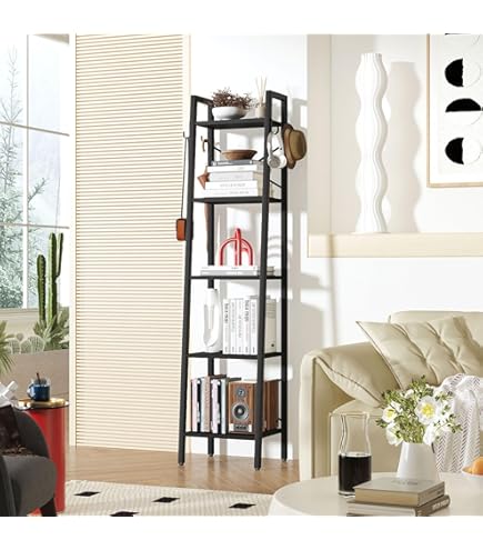 Boekenkast 5 planken met schuifdeuren