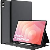 EasyAcc Case for Samsung Galaxy Tab S11 Ultra 14.6 Inch (2025) with S Pen | Slim Book Style Case with S Pencil Holder, Multi-