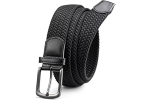 CHAOREN Cintura Elastica Uomo, Cintura in Tessuto Elasticizzato per Uomo 1 3/8", Cintura Uomo, Casual Elasticizzata Cintura Uomo Elegante