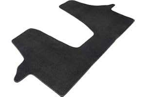 ‎WALSER WALSER Premium Auto Teppiche für VW T5 04/2003-08/2015, VW T6 04/2015-Heute, 3-Sitzer, 100% passgenaue Auto Fußmatten Made in Europe, Fußmatte Auto, Autoteppich Auto, Fussmatten Auto