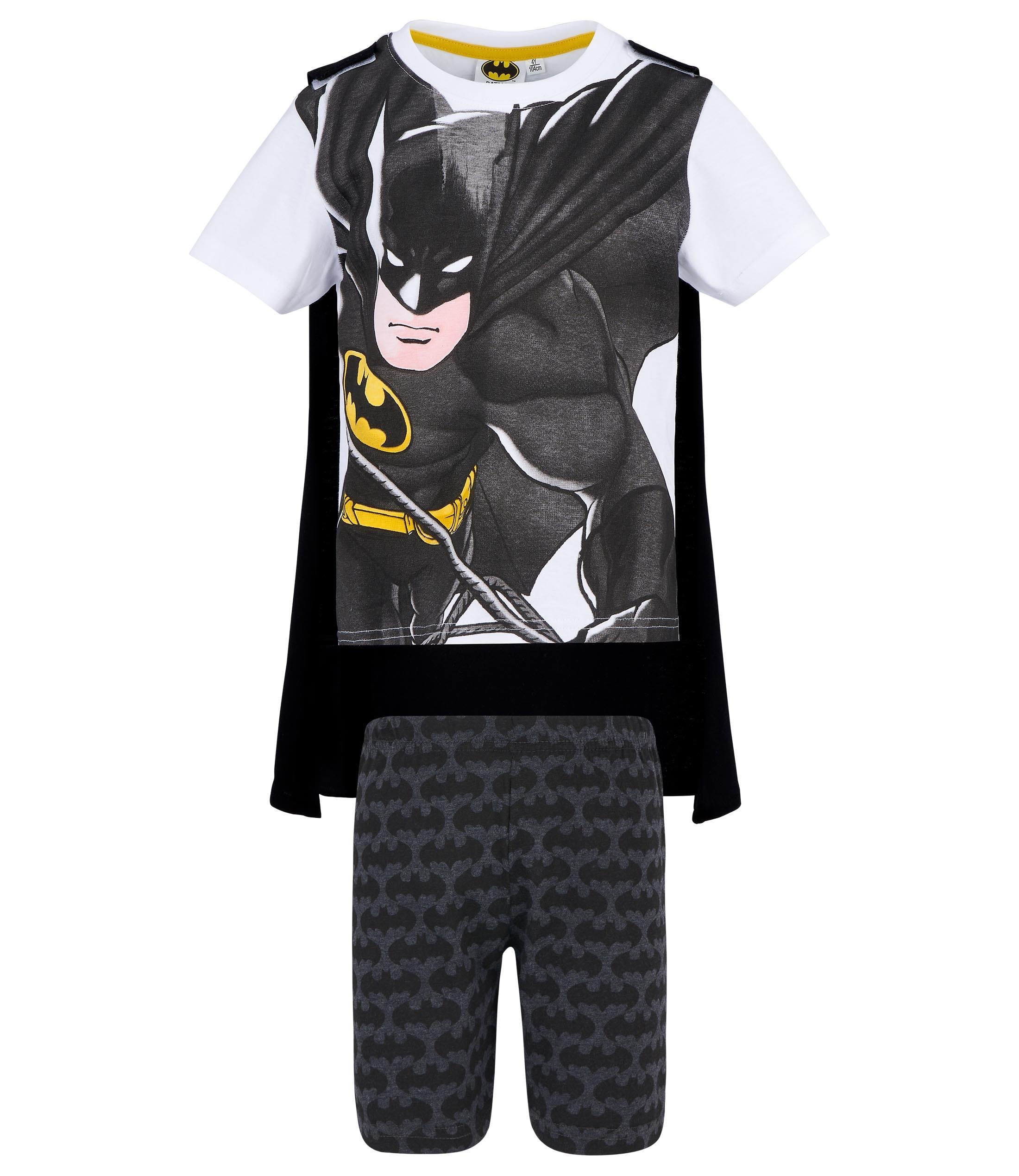 Batman-Jungen-Shorty-Pyjama-wei