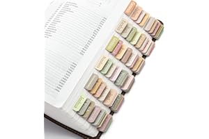 Mr. Pen - Bible Tabs, 75 tablettes sur le thème bohème, tablettes bibles laminées pour femmes et hommes
