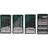 Bosch Professional Accessories X-line Mini 3+1 Set Ahşap Taş Metal Matkap Ucu 2607017071