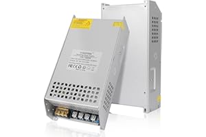 VIXKPIRR DC 12V 125A 1500W Fuente de Alimentación Transformador 220V CA a CC 12V Convertidor 125A 1500W Alimentacion Adaptador para 12Volt LED lámpara Motor Bomba CCTV Cámara Seguridad Car Stereo