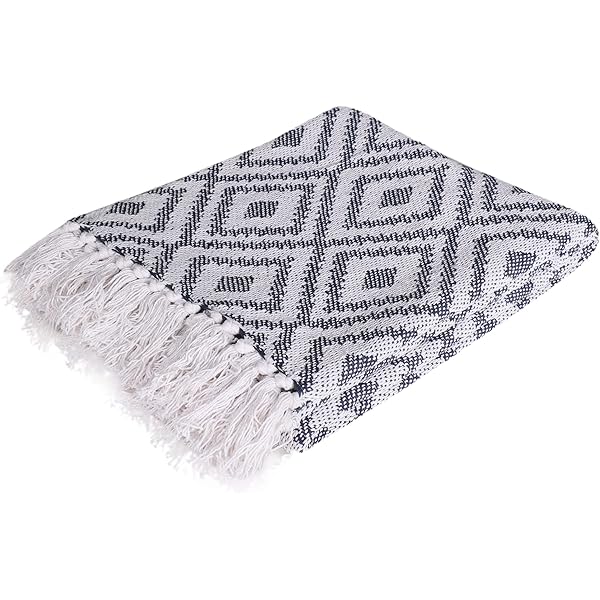 KASHWÉRE Damask Half Blanket Throw, 33