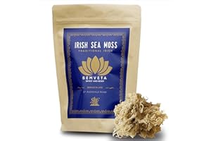 SEMVETA SPIRIT AND BODY Dried Sea Moss (150g) - Traditional Irish Sea Moss - Wild Harvested - Raw & Authentic Sea Moss - Perfect for Sea Moss Gels & Smoothies - Mineral Packed Sea Moss - Dr.Sebi Approved