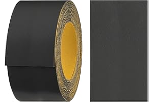 haggiy Samoprzylepna taśma do krawędzi z melaminy, 40 mm x 5 m, taśma do krawędzi mebli, bezpieczne trzymanie bez prasowania, okleina do desek regałowych/płyt drewnianych (antracytowa)