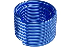 ARKA PVC-Schlauch - 16/22 mm, 10 m, Blau - Flexibler und widerstandsfähiger Schlauch für Wasser- und Lufttransport, vielseitig einsetzbar in Aquarien und Teichen