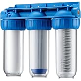 Naturewater NW-BR10B4 3-stage water filter 20.7 mm (1/2") PP cartridge &Oslash;60 mm, wall-mounted filter, with key, sediment filtra