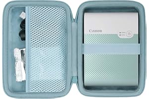 co2CREA Dur Étui de Voyage Rigide Housse Cas Coque pour Canon SELPHY Square QX10/QX20 imprimante Photo(boîte Seule,Case Only)