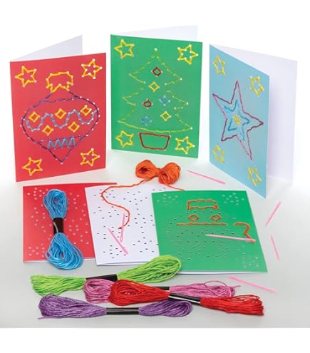 Bambini Kit Punto Croce Pasquale Baker Ross - 5 Design Per