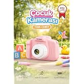 Torima Dijital Fotoğraf Makineleri &Ccedil;ocuk Kamerası 1080P Hd CMR7 Pembe