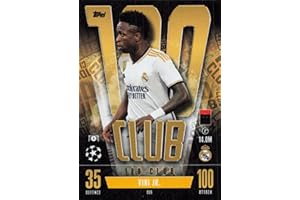 GENERIC Topps Match Attax 2023 2024 Vini JR 100 Hundred Club Trading Card