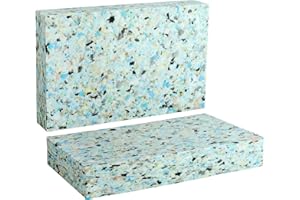 FEATURE HOME Blocs de Yoga Écologiques en Mousse (Pack de 2) - Plus Doux, Support Haute Densité pour Yoga & Pilates, Conception Végane 100% Recyclée - Taille : 2 de 30x20x5cm