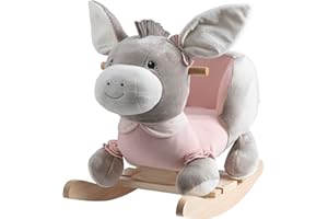 ‎STERNTALER Sterntaler Schaukeltier Esel Emmi Girl flora rose, Zartrosa