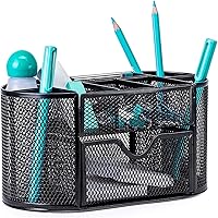 Büro Schreibtisch Organizer, PAREIKO Mesh Stiftehalter Tisch Organizer Stiftebox mit Schubfach für Schreibtisch…
