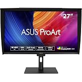 ASUS ProArt PA27UCGE 27 İn&ccedil; 4K DCI-P3 USB-C Profesyonel Monit&ouml;r | Calman Ready, %98 DCI-P3, Delta E < 2, Otomatik Kalibrasyon