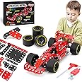 Ferthor Fun Model Car Kit, 1:20 Scale, Boys 8-12, Erector Set, Racing Car, STEM Building Toys