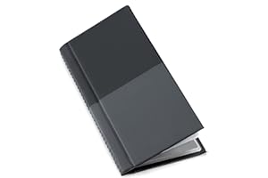 Office Depot Elami - Tarjetero (64 Fundas), Color Negro