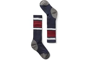 Smartwool Unisex-Youth Kids' Wintersport Full Cushion Stripe Otc Socks Kids' Wintersport Full Cushion Stripe OTC Socks