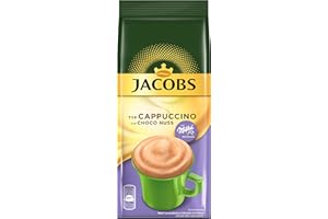 Jacobs Cappuccino Choco Nuss, 12 x 500 g Kaffeespezialitäten im Nachfüllbeutel