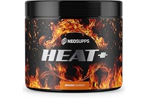 ‎NEOSUPPS Neosupps Heat+ Diät-Support, zur Anregung des Stoffwechsels & Fettverbrennung, mit L-Carnitin L-Tartrat Koffein, verbessert Konzentration & Fokus, Erhöht den Energieverbrauch, Vegan, 40 Portionen