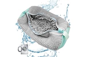 RONGJ LEWBDF Sacchetti per Scarpe Lavanderia sacchetto scarpe lavatrice Scarpe Borse per Bucato con CernieraZip Borsa per Lavatrice perRiutilizzabile Borsa per Lavaggio Scarpe di Sportive (Giallo) (B)