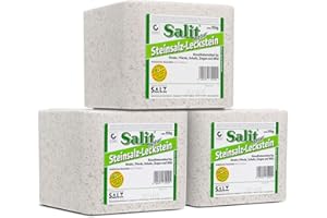Paradies Pool GmbH Salit Steinsalz Leckstein Natur 30kg für Rinder, Schafe, Ziegen, Pferde und Wild