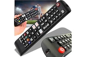 ‎RETOO Retoo Uniwersalny pilot do Samsung z Smart TV, BN59-01315B, pasuje do AA59-00666A, BN59-01199F, AA59-00600A, AA59-00741A, AA59-00786A, BN59-01247A, Netflix i Rakuten Button