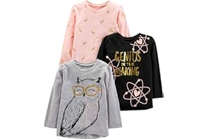Simple Joys by Carter's Mädchen T-Shirt-Set (3er Pack)