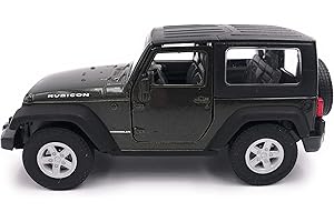 H-Customs Welly Wrangler Rubicon Model Car Auto Producto con Licencia Escala 1:34 Color Aleatorio