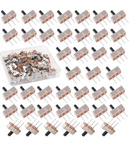 GUEI 10 Stück 2 Position EIN/Aus SPDT 1P2T 3 Pin PCB Panel Ini