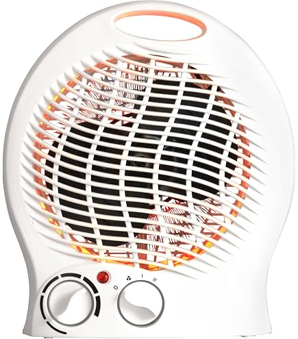 Chauffe-ventilateur Portable Alpina 2000W - 2 Réglages De Chaleur, Blanc, Chauffage D’appoint Rapide - 11