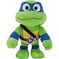 Mattel Teenage Mutant Ninja Turtles: Mutant Mayhem Leonardo Plush Toy, 8 Inch Blue Masked Soft Doll of TMNT Movie Character Leader Leo, HRC77