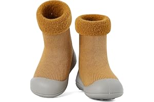 MK MATT KEELY Scarpe Calzini Antiscivolo Inverno Bambino Scarpe Primi Passi Grip Neonato Pantofole Caldo Bambini