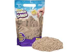 Kinetic Sand, L'Originale Sabbia modellabile per Un Gioco sensoriale, Marrone, 907 g