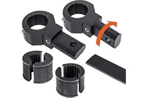 LAMPHUS Off-Road ATV UTV Light Bar Mounts Mounting Bracket Mini Bar Clamp Kits [1.9 cm/2.5 cm/3.2 cm Inch] [360-Grad] [2 Bolzengrößen] [Aluminium] [2 Einheit] Bull Bar Roll Bar Clamp Roll Cage Clamps