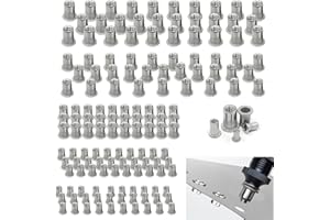 Wkmamo 150 dadi rivetti in acciaio inox 304 M3 M4 M5 M6 M8, rivetti filettati, rivetti metrici, filettati Rive Nutsert Cap per il fissaggio di mobili, decorazioni artigianali