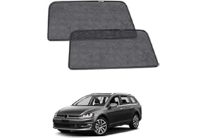 EVOOOR Lot de 2 pare-soleil de voiture pour VW Golf 7 Variant (2013-2020) pour fenêtres latérales arrière, respirants, protection UV et isolation thermique, effet de protection pour le camping et les voyages