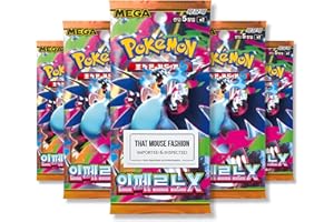 Phantasmal Flames Inferno X Korean 5 Booster Packs | TCYM Authenticated | Korean Pokemon Cards | Pokemon Phantasmal Flames Booster Packs | Pokémon Mega Series | That Mouse Fashion