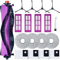 Set Accessori Per Robot Aspirapolvere Eureka J15 Ultra - Spazzole, Filtri HEPA, Panni, Sacchetti (16 Pezzi)
