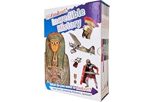 DK findout!: Incredible History Collection 8 Books Box Set (Ancient Rome, Stone Age, Ancient Egypt, World War I, World War II, Maya, Incas, and Aztecs, Vikings & Pirates)
