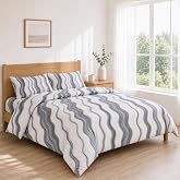 Homebliss Bed Sheet Set 160 x 200 + 30 / 240 x 270 + 50 x 80 cm, 2 Pieces | Complete set: fitted sheet, flat sheet and case i