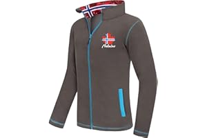 ‎NEBULUS Nebulus Herren Fleecejacke Next, warme Fleece Jacke, mit langem Full-Zip Reißverschluss