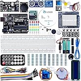 ELEGOO UNO R3 Starter Kit Compatible with Arduino IDE Project Starter Set with Tutorial in German, Microcontroller, 5V Relay,
