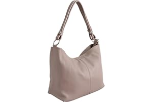 AMBRA Moda GL005 - Borsa con tracolla, borsa a mano in pelle, borsa a spalla, hobo bag da donna