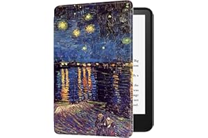 HUASIRU Obraz etui ochronne Nowy Kindle (2022) z 6-calowym wyświetlaczem 300 ppi (11. generacja, nr modelu C2V2L3) Case Cover, gwiaździsta noc