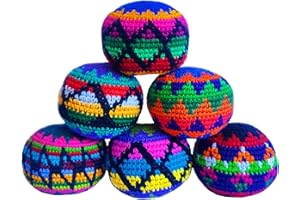 MB-Müller Jonglierbälle l Kick Ball Wutball Ø 55mm l 3er / 6er / 12er / 24er Sparpacks aus l aus Guatemala (6 Stück)